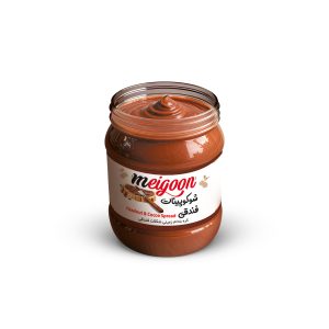 شوکوپینات فندقی (کره بادام‌زمینی شکلاتی) میگون